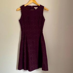 Burgundy A-line Dress | Eva Mendes Collection